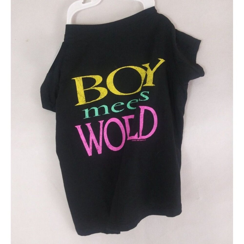 NWT Blended Collection Dog Apparel Boy Meets World Dog Shirt Size Medium